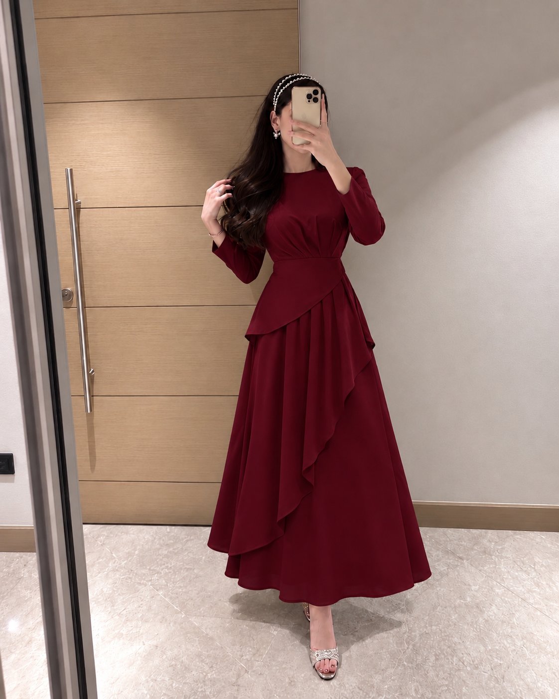 فستان محجبات بتصميم عصري وأنيق