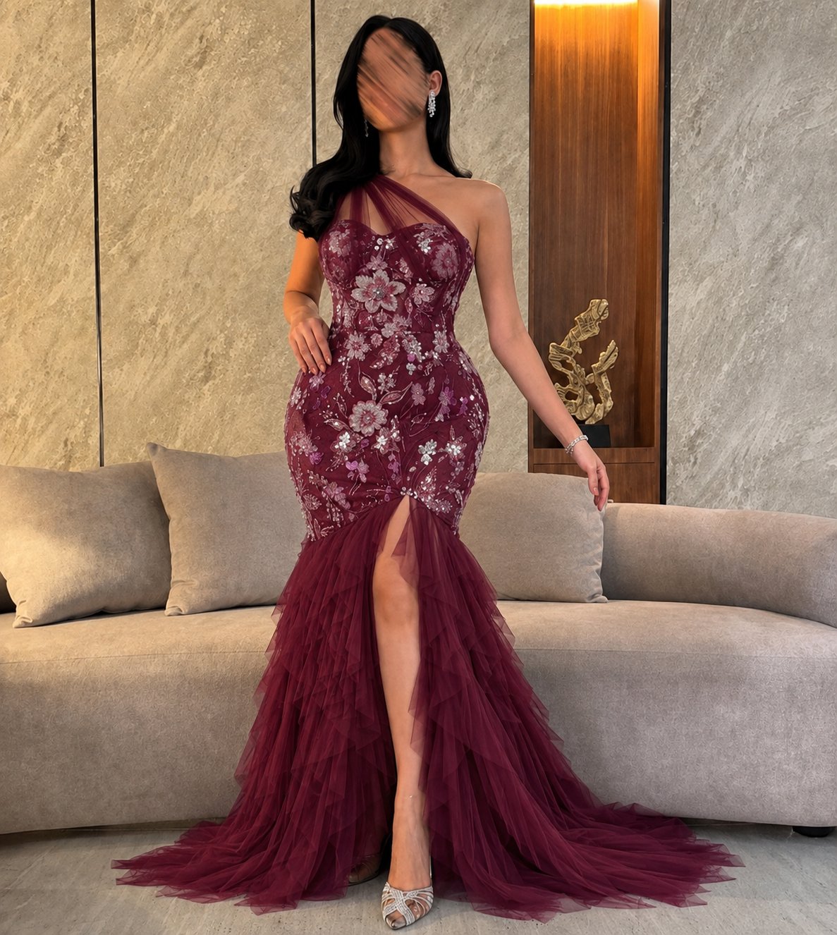 فستان سهرة بتصميم عصري — 2