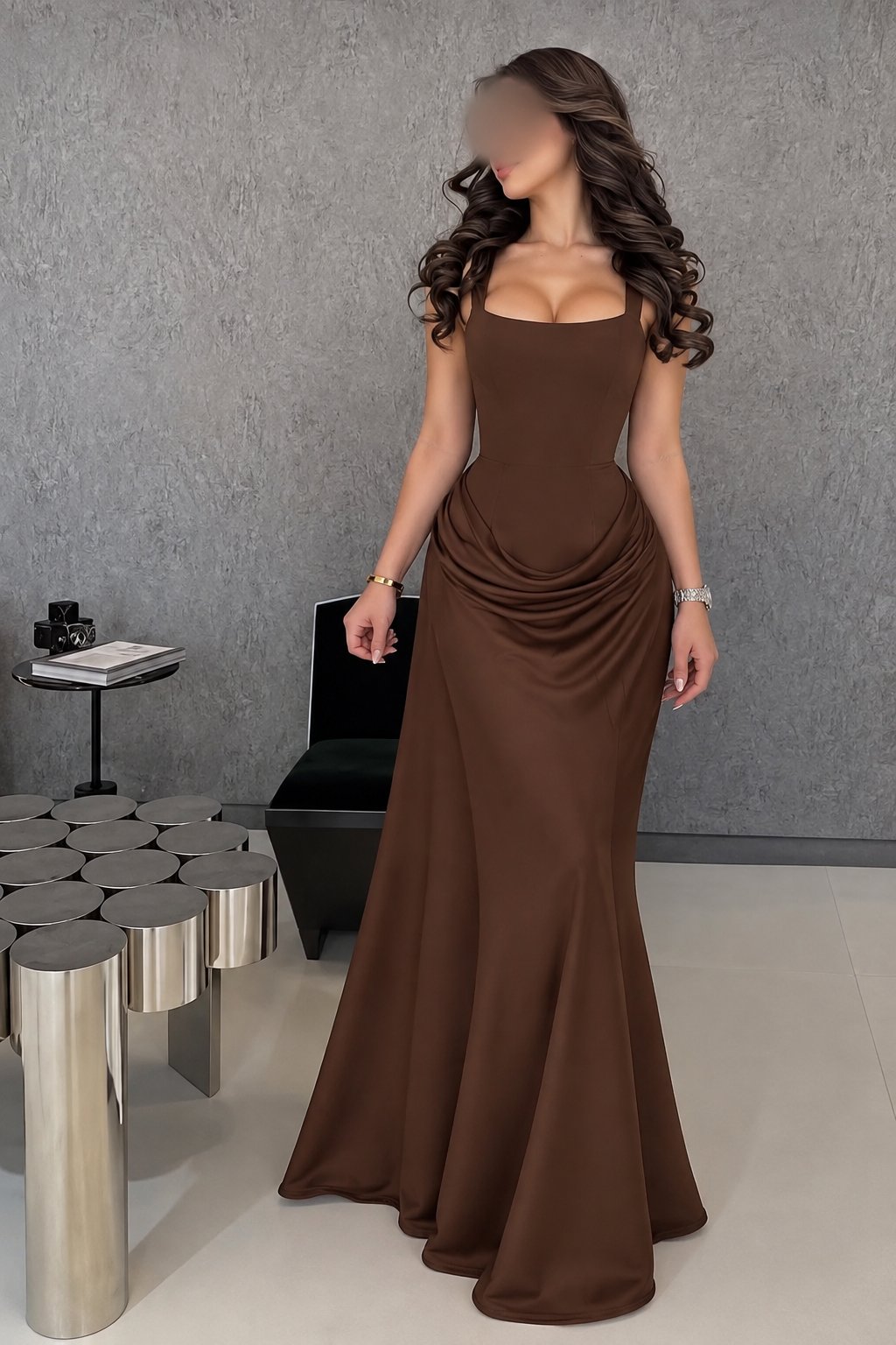 فستان سهرة بتصميم كيوتي ناعم — 2