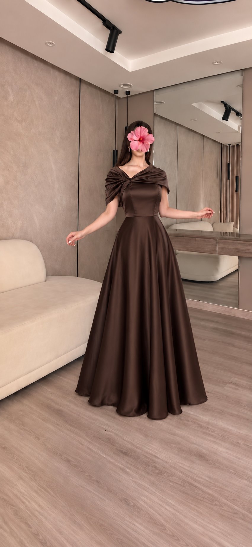 فستان سهرة جوزي بتصميم أنيق