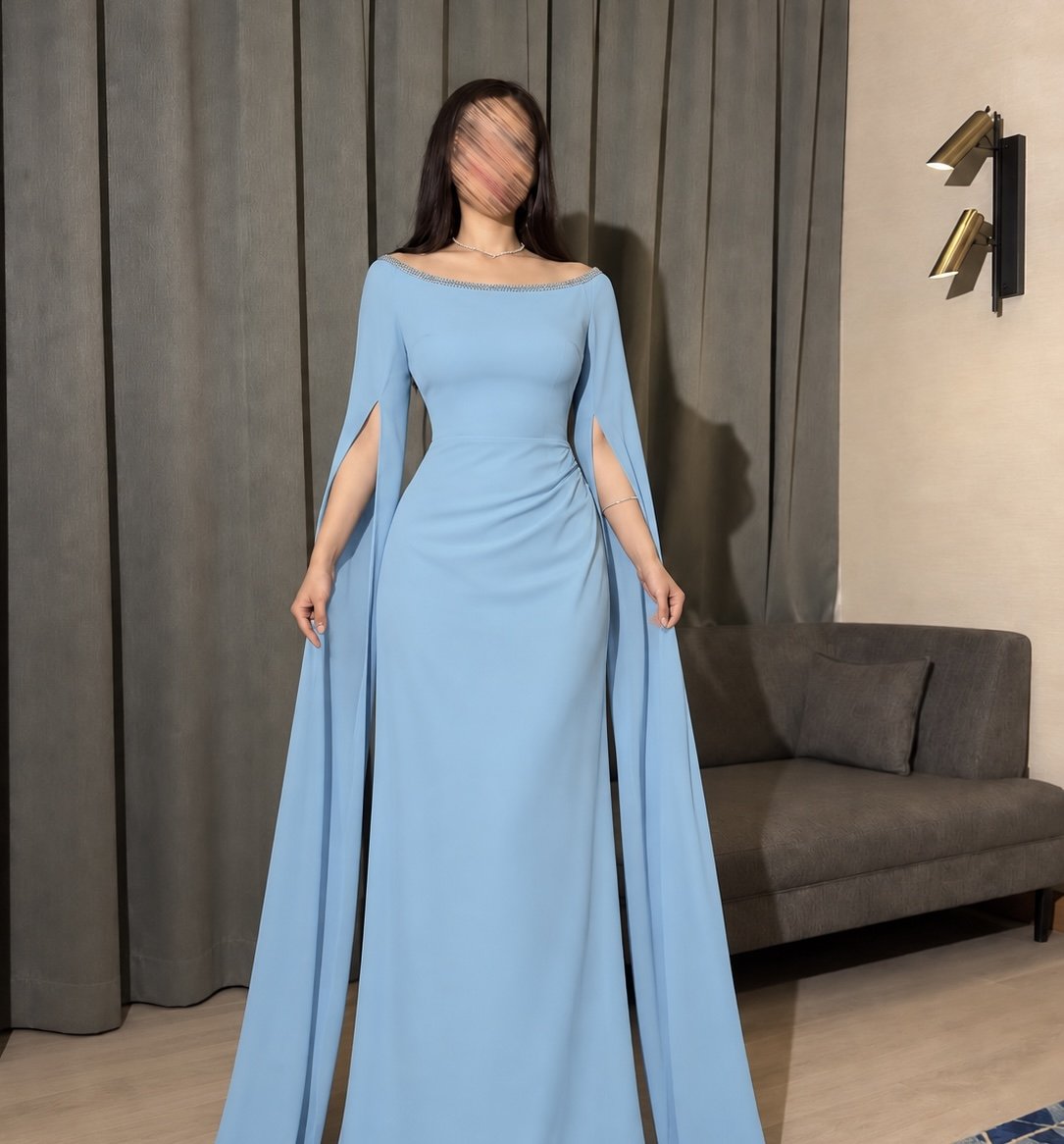 فستان سهرة  بتصميم سلطاني رائع — 2