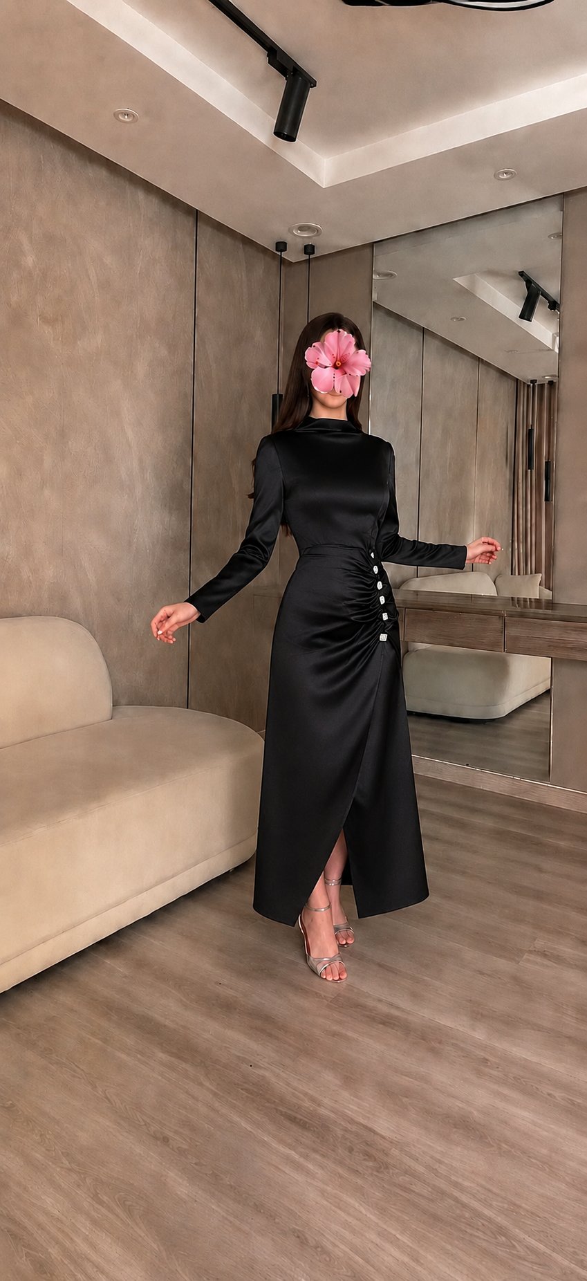 فستان سهرة اسود رائع
