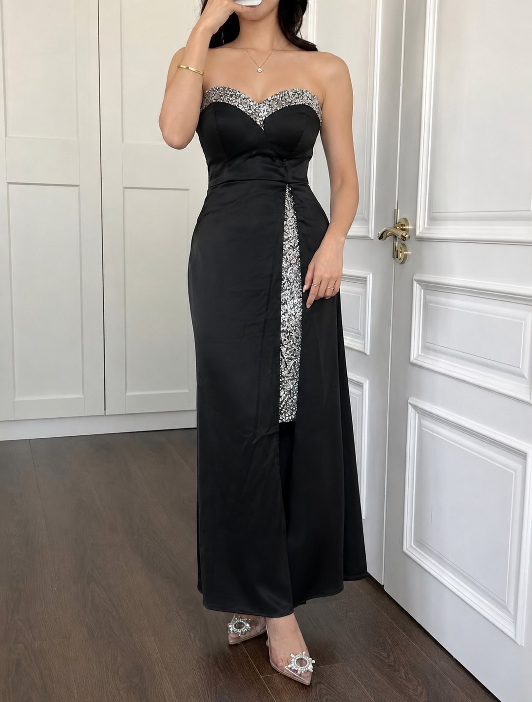 فستان سهرة اسود نازك — 2