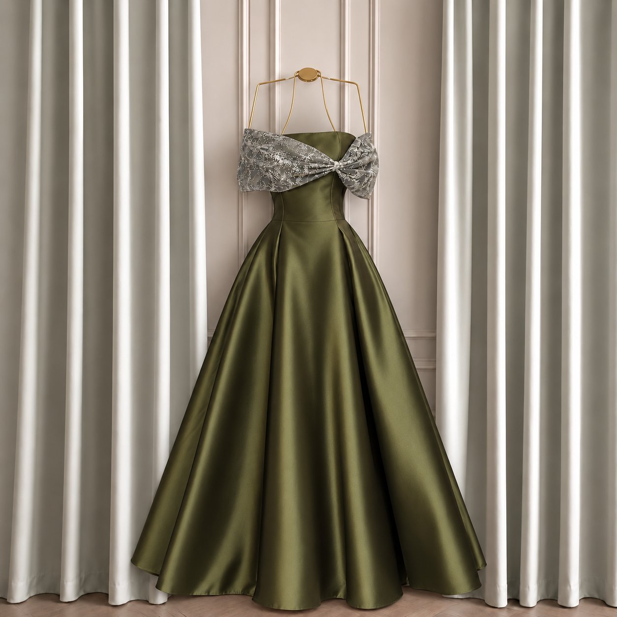 فستان سهرة بتصميم ملكي ترندي — 2