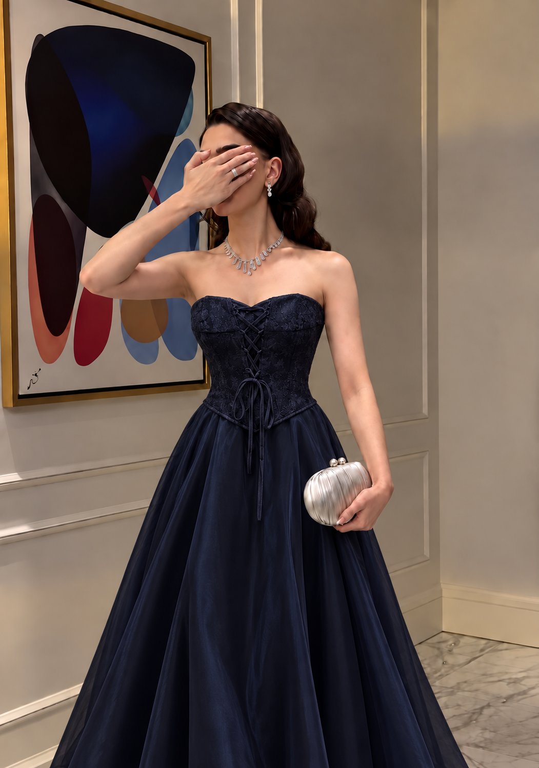 فستان سهرة بتصميم ترندي رائع — 3