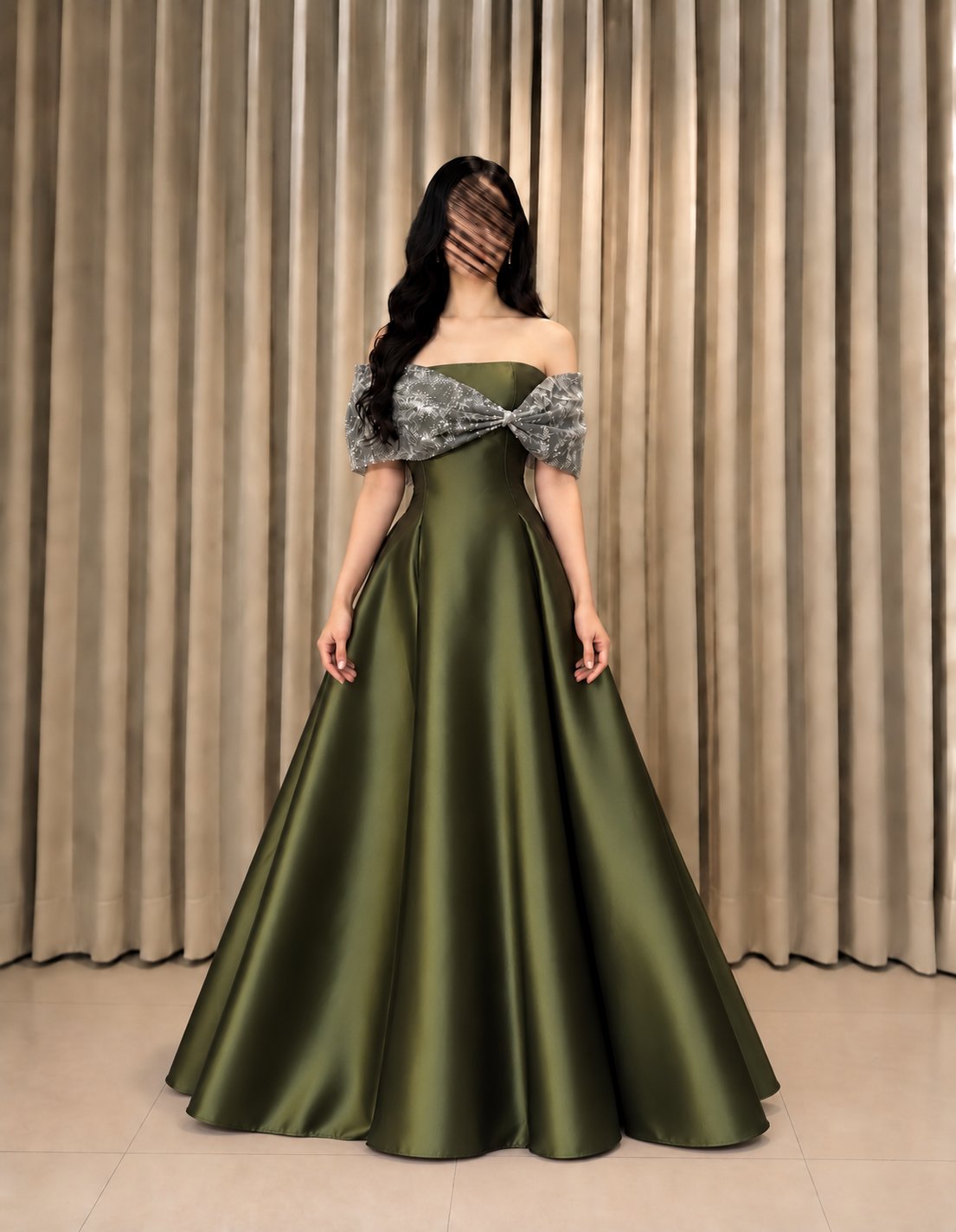 فستان سهرة بتصميم ملكي ترندي — 3