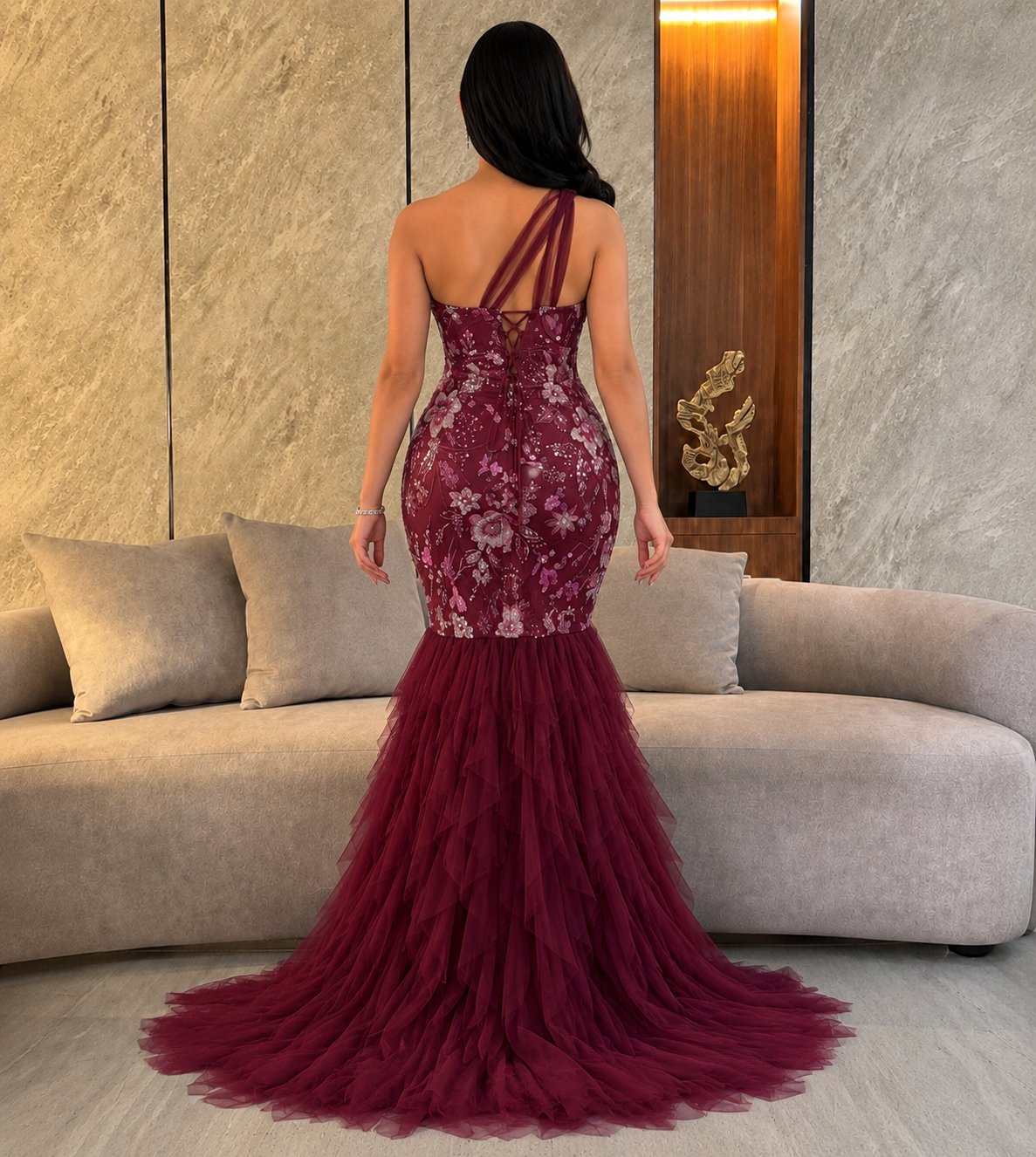 فستان سهرة بتصميم عصري — 4