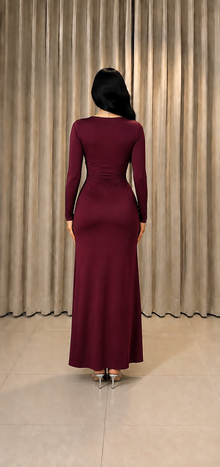 فستان مناسبة بتصميم نازك — 2