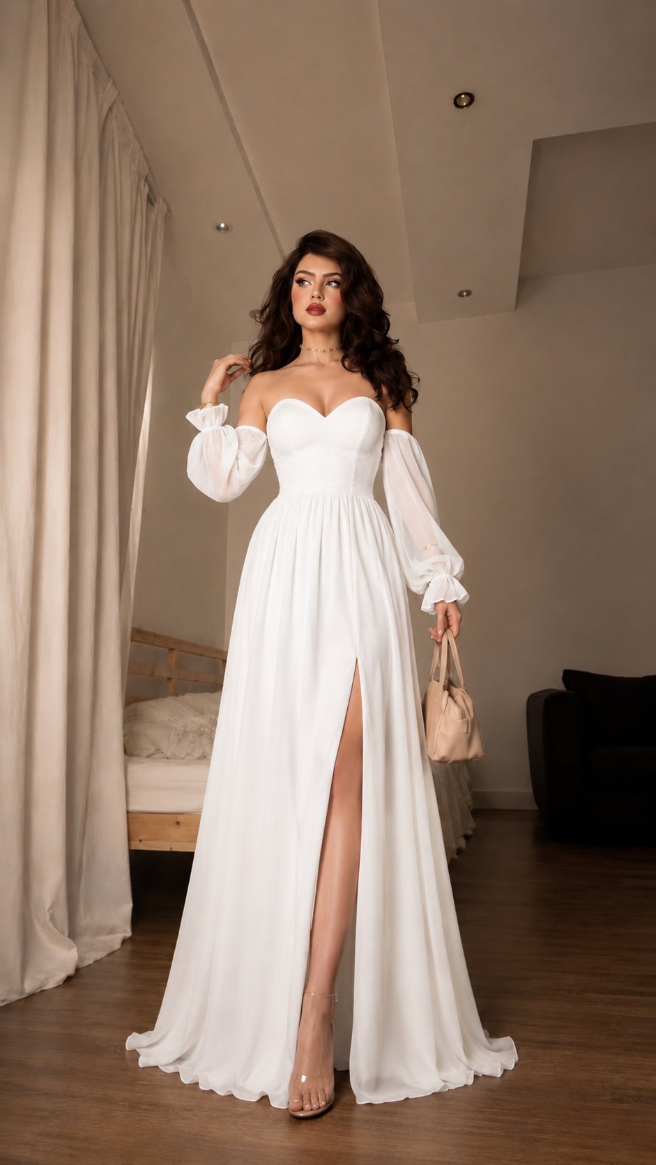 فستان سهرة ابيض — 1