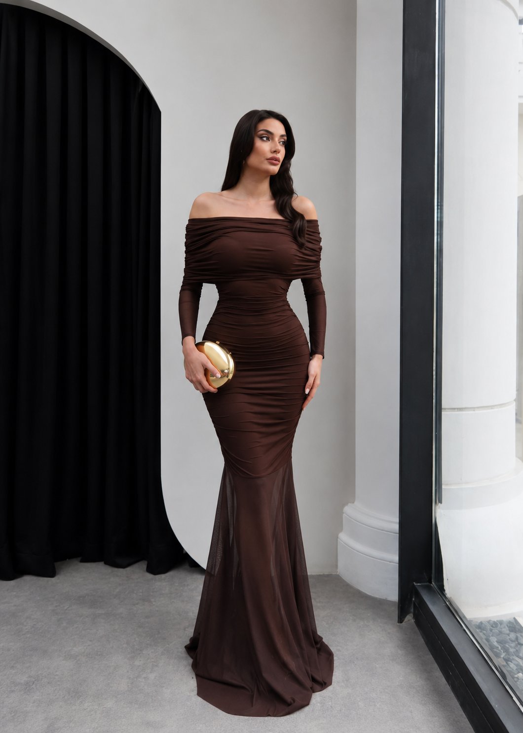 فستان سهرة انيق بتصميم مميز — 8