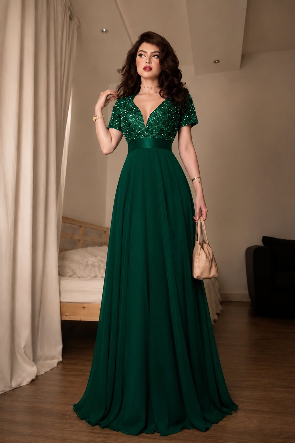 فستان سهرة راقي