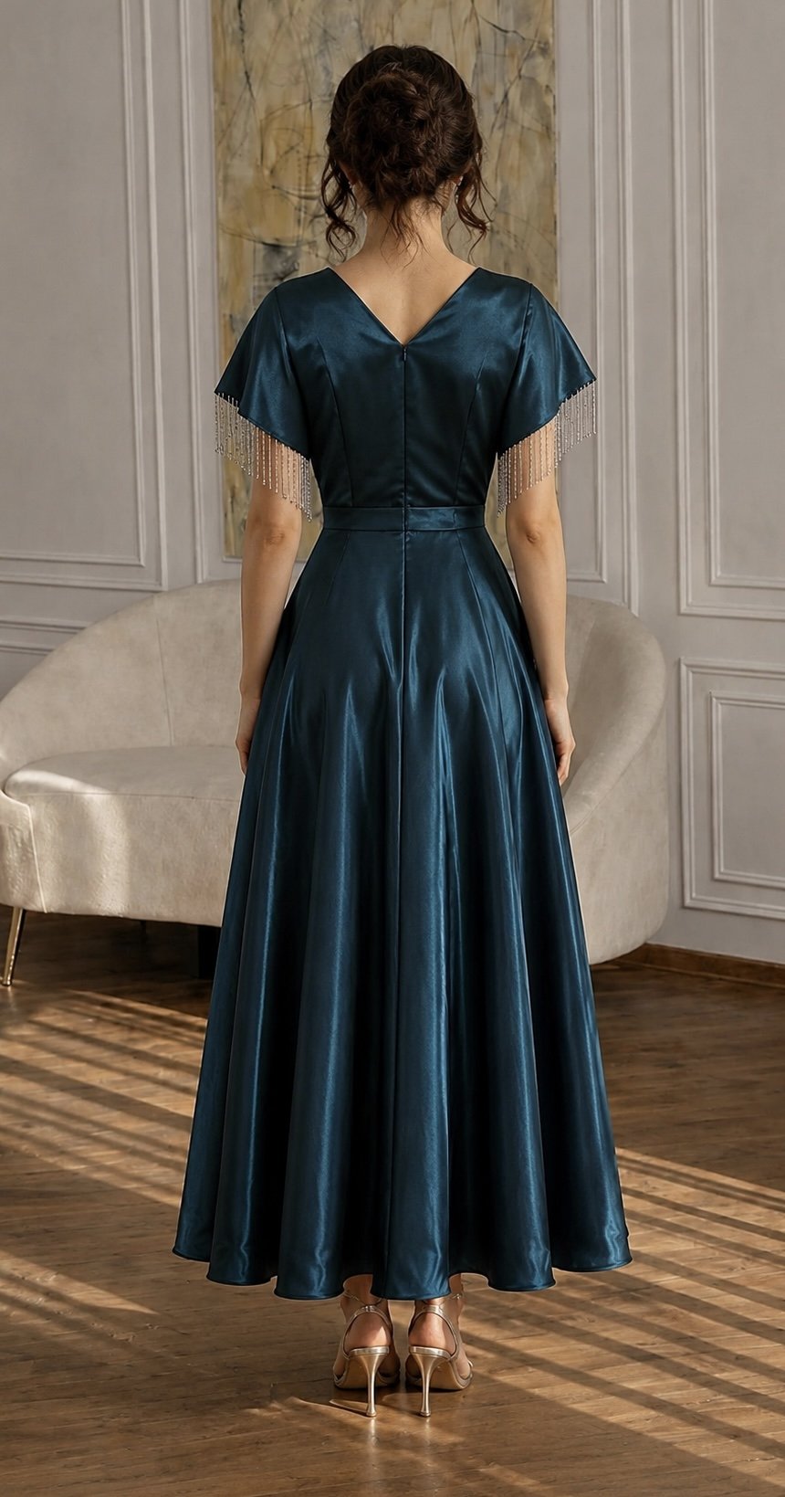 فستان سهرة بتصميم نازك — 2