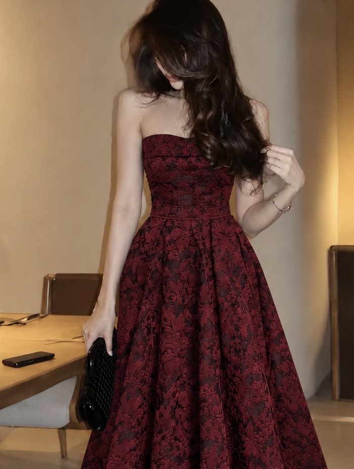 فستان سهرة  للأعمار المحيرة بتصميم أنيق وعصري — 2