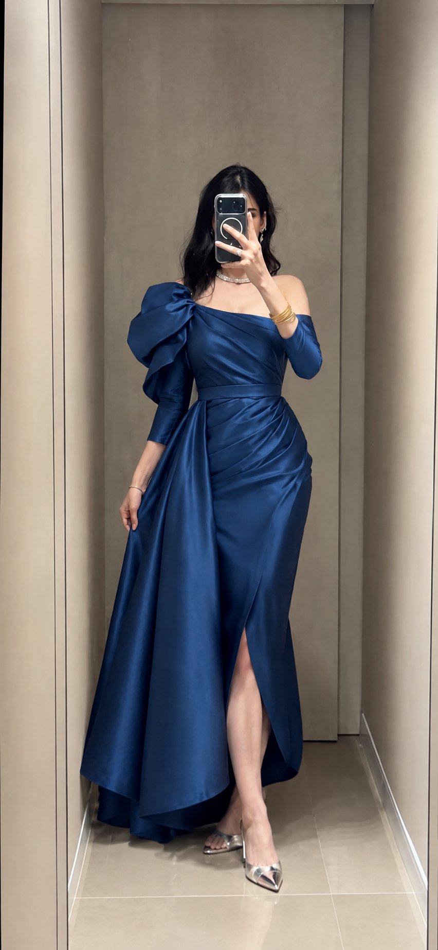 فستان سهرة بتصميم سلطاني رائع