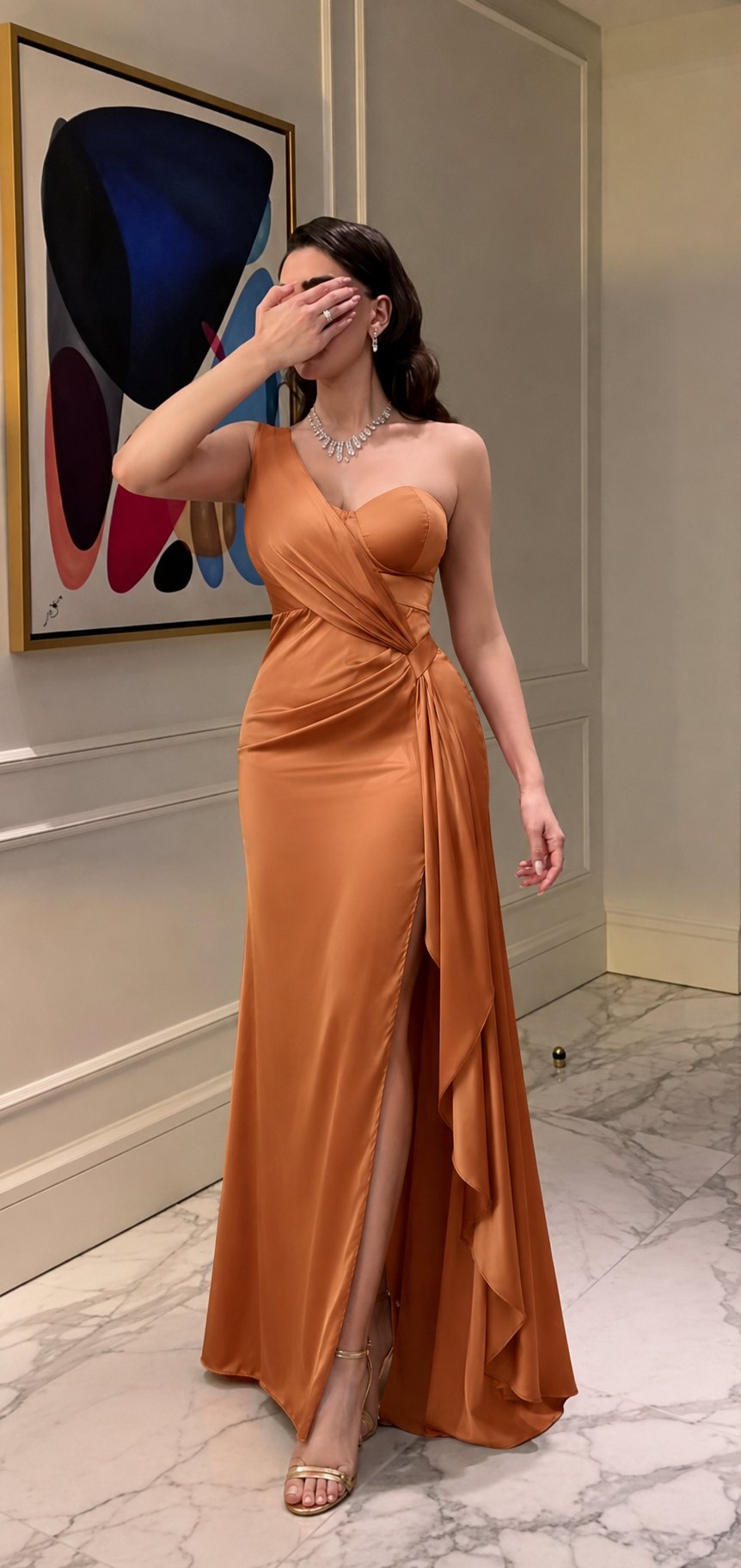 فستان سهرة بتصميم أنيق ومختلف — 3