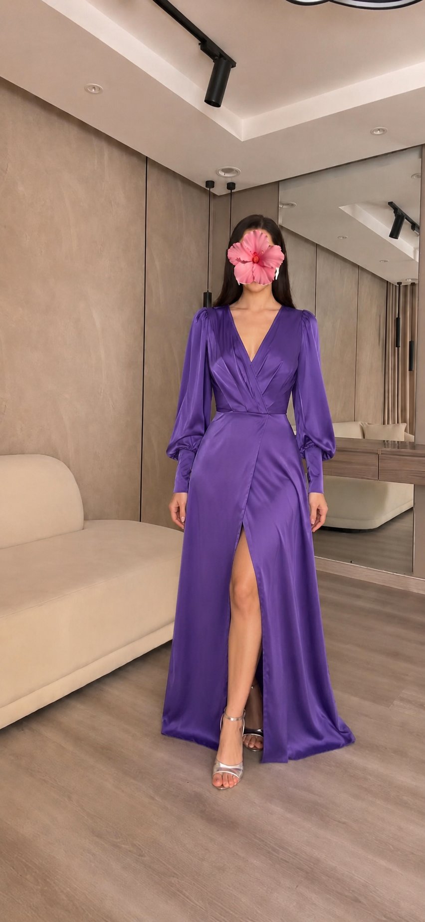 فستان سهرة ناعم
