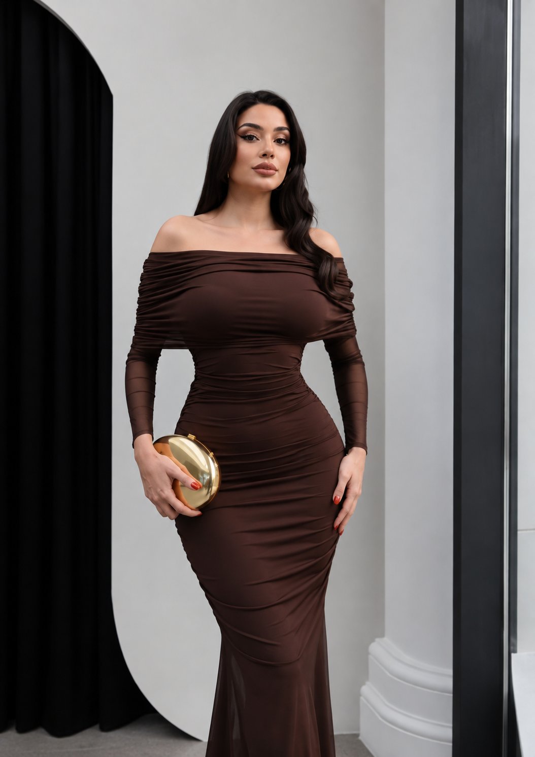 فستان سهرة انيق بتصميم مميز — 7