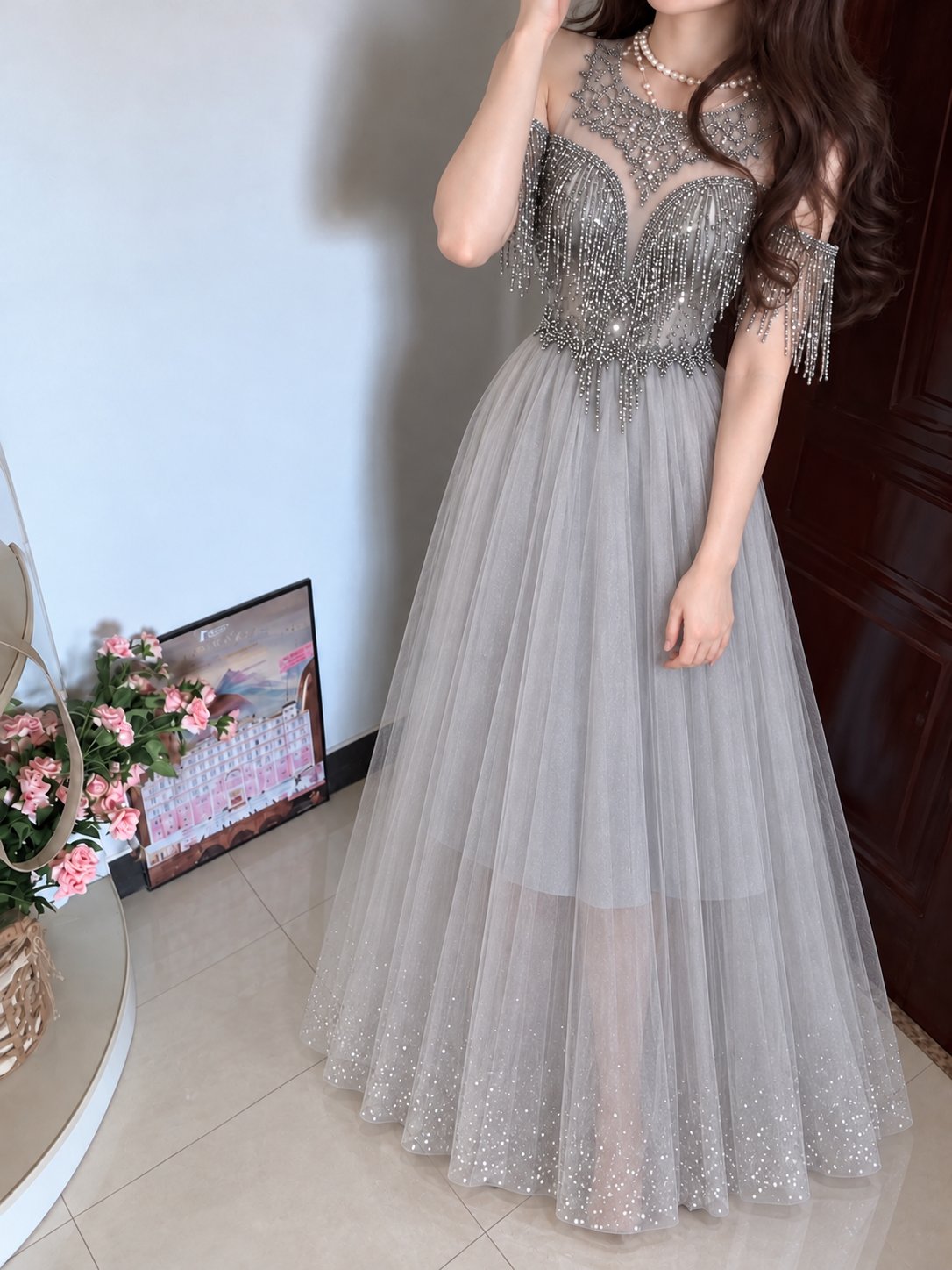 فستان سهرة لامع — 3