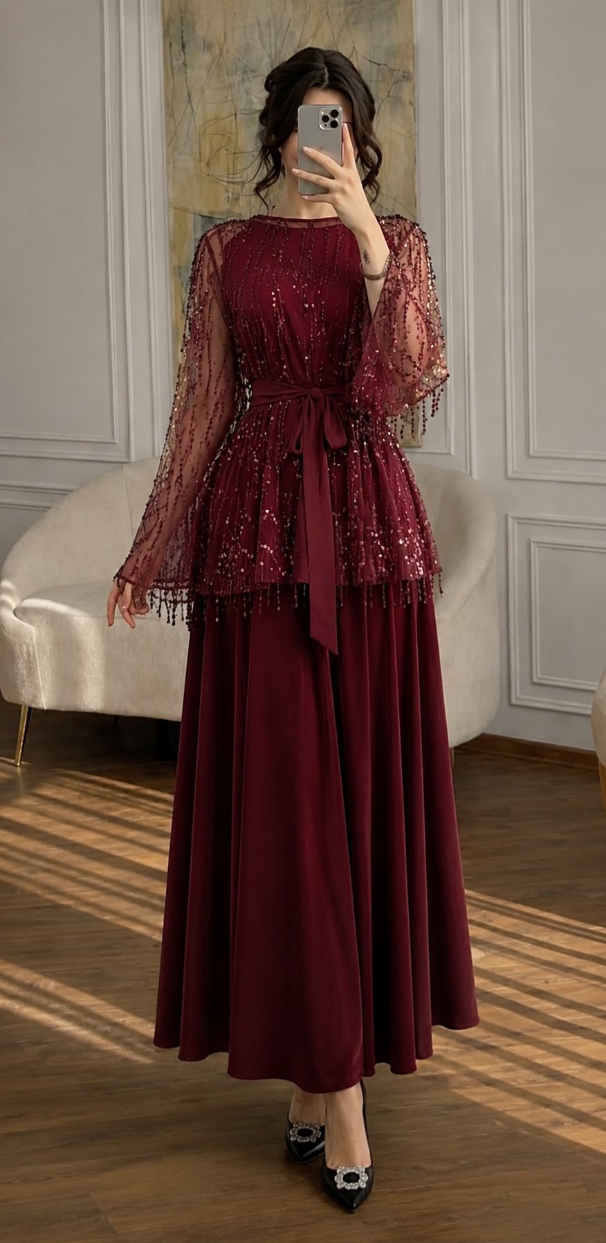 فستان سهرة راقي