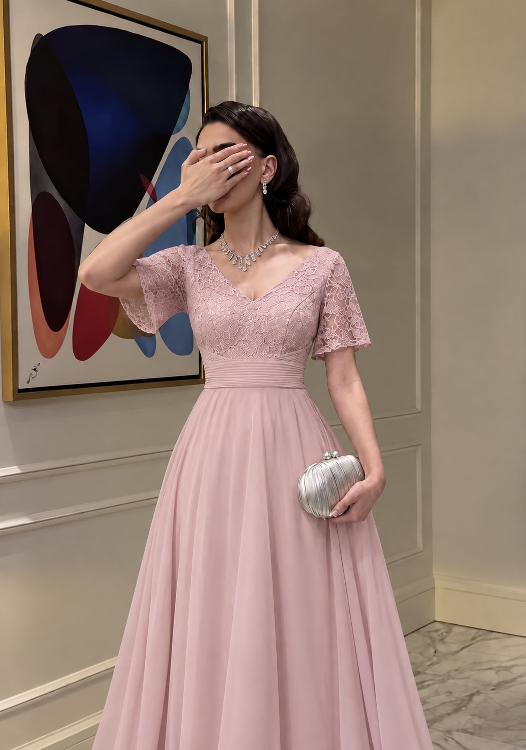 فستان سهرة بتصميم أنيق عصري — 3