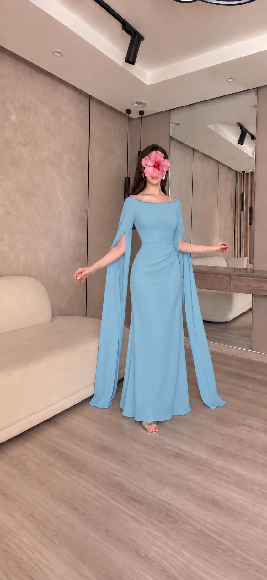 فستان سهرة  بتصميم سلطاني رائع — 4